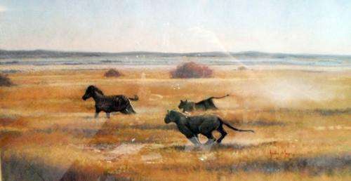 Ignatius Marx - Going in for the kill - A real stunner!! Investment art! -  Bid now!!